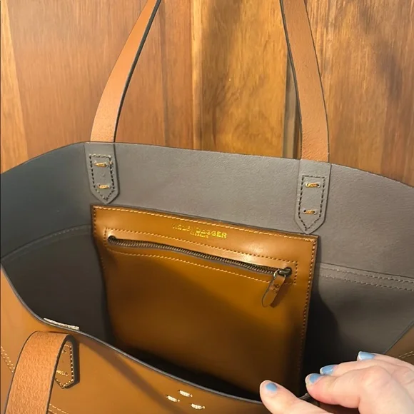 Kelsi Dagger Tan Leather Handbag - Picture 4 of 7